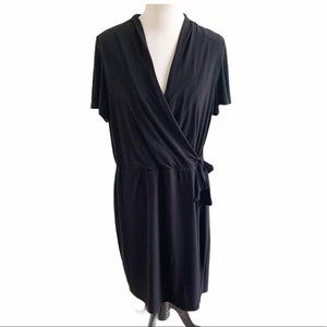 Lane Bryant Black Wrap Dress